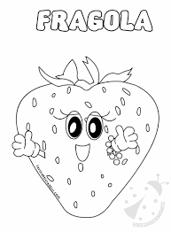 Un disegno da colorare per i bambini che vogliono conoscere i frutti dell'autunno. Frutta Disegni Da Colorare Per Bambini Lavoretti Creativi