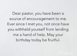 I hope all your birthday dreams and wishes come true. Birthday Wishes For Pastor Inspirational Funny Bible Verse