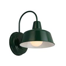 Design House Mason 1 Light Forest Green Outdoor Wall Light Sconce 579342 The Home Depot Barn Lighting Wall Lights Sconce Lighting