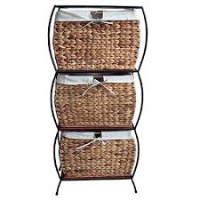 Wicker File Cabinet Sturdy Drawer Storage Removable 3 Shelves Filing Cabinet Filing Cabinet Storage Baskets Four Drawer File Cabinet