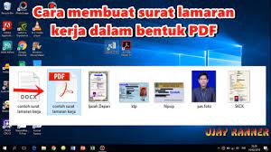 Dengan demikian, maka untuk anda yang sedang mencari pekerjaan harus mengetahui cara penulisan dari surat lamaran kerja tersebut agar. Cara Membuat Surat Lamaran Dalam Bentuk Pdf Dan Trik Agar Cepat Dipanggil Perusahaan Youtube