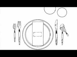 See more ideas about silverware display, cutlery art, table decorations. Rules Of Etiquette How To Set The Table Youtube