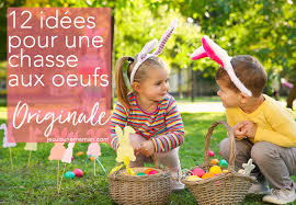 Des oeufs, des poules, des poussins, des lapins, des paniers de pâques du traditionnel oeuf de oeuf de pâques en papier mâché, ou la technique pour savoir comment peindre un oeuf de pâques, à nos idées d'activités plus. 12 Idees Pour Une Chasse Aux Oeufs Originale Je Suis Une Maman