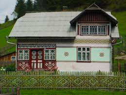 Image result for painted houses of bucovina romania