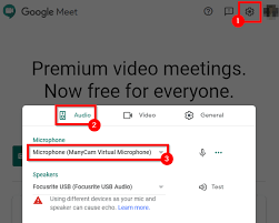 La interfaz de usuario de google meet para pc es ágil y rápida, siguiendo las últimas opciones de diseño presentes en las aplicaciones modernas creadas por. How To Use Manycam With Google Meet Manycam Help And Support