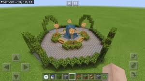 Royal Garden Fountain Minecraft Fountain Minecraft Crafts Minecraft Designs