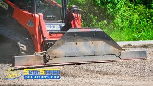 Choose from a variety of different skid steer attachments to make sure you have the right tools for your job. Skeer Pro Plus Skid Steer Grader Attachment Product Overview Demo Youtube