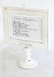 Display Family Recipe Cards Recipe Holder Framed Recipes Recipe Display Ideas