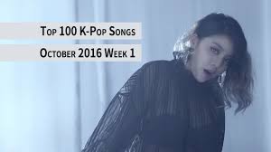 Top 100 K Pop Songs Chart October 2016 Week 1
