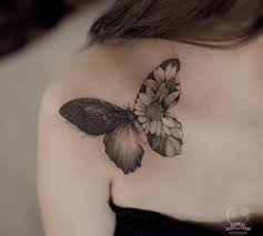Butterfly Cover Up Tattoo On Shoulder By Zihwa Tattooer Coverups Butterfly Tattoo Meaning Butterfly Tattoo Butterfly Cover Up Tattoo