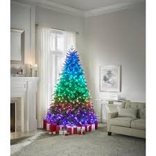 Maybe you would like to learn more about one of these? Home Decorators Collection 7 5 Ft Swiss Mountain Black Spruce Twinkly Rainbow Led Pre Lit Christmas Tree With 600 Rgb Led Technology Dome Lights Tg76p4969p10 The Home Depot
