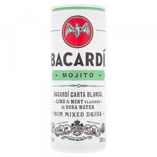 Find the perfect bacardí rum for your cocktails. Bacardi Mojito 250ml Can Drinksupermarket