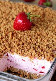 June 23, 2017 by annie markowitz. Easy Frozen Strawberry Dessert Refreshing Creamy Frozen Dessert