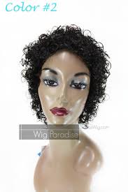 Synthetic Short Jerry Curl Wet Look Michael Jackson Hair Style MZ 110 Wig