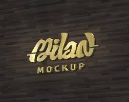 Lettering 3d Mockup Gold Design Mockup Free Free Psd Design Mockup Template Free