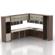 european kitchen cabinet free 3d model