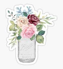 Stickers decorativos para cuadernos : Mason Jar Stickers Pegatinas Imprimibles Pegatinas Bonitas Pegatinas Wallpaper
