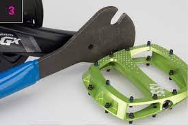 Easy when you know how and with the correct tools!get your self a pedal spanner,does not have to be park tool,but good quality tools will last a lifetime! How To Take Off And Change Bike Pedals