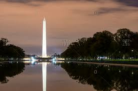 Check spelling or type a new query. The Lincoln Memorial Reflecting Pool Reflects The Washington Monument At Night In The National Mall Of Washington Dc Usa Stock Photo Offset