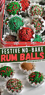 Rum Balls Recipe Christmas Dessert Gifts Cookies Recipes Christmas Homemade Christmas Treats
