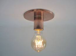 This flush mount light can be installed on a dimmer. Reserved For Kerry Two Minimalist Exposed Bulb Flush Mount Etsy Minimalist Ceiling Light Flush Mount Ceiling Lights Exposed Bulb