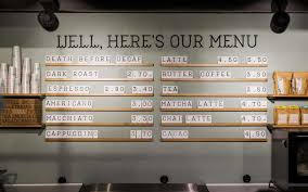 New Brand Identity For Well Coffee By Bond Bp O Menu Board Design Coffee Shop Menu Board Coffee Shop Design