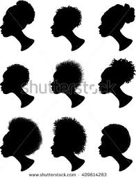 Black And White African American Clip Art African American Profile Silhouettes Women Vector Illustration African American Art African American Art Women African American Woman Quotes