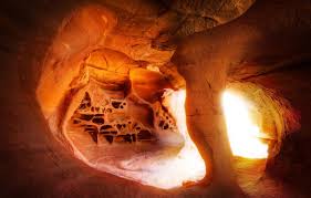 Inside the goblin's cave, you will find an array of treasures, which features new and vintage comic books, collector toys Picture Of The Day The Goblin Cave In Nevada S Valley Of Fire Twistedsifter
