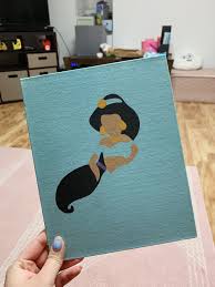 Princess Jasmine Disney Canvas Art Cute Canvas Paintings Canvas Art Painting Acrylic Disney princess canvas wall art 4 pc disney animators collection canvas best disney princess wall art s beast canvas colouring set disney princess and prince silhouette. princess jasmine disney canvas art