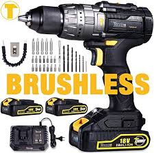 Perceuse Visseuse Sans Fil Teccpo Brushless Perceuse A Percussion 60nm 30min Rapide Chargeur 22 0ah Batteries En 2020 Perceuse Visseuse Perceuse Perceuse A Percussion