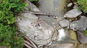 Air terjun gunung pancar air terjun air. Kolam Puteri Or Princess Baths Air Terjun Gunung Ledang Mt Ophir In Johor Malaysia Youtube