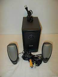 Dell Zylux A425 Multimedia 2 1 Channel Pc Speaker W Subwoofer
