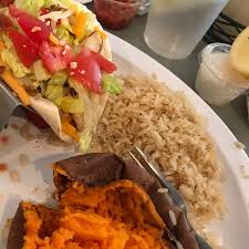 Best fish taco in naples, southwest gulf coast: Fish Tacos With Rice And Sweet Potato Picture Of Steamers Of Naples Tripadvisor