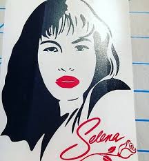Sit down and grab a tissue, because google just made all of your selena quintanilla dreams come true. Selena Come La Flor Legenda Singer Legen Logo Art Vinyl Decal You Pick Color Ebay