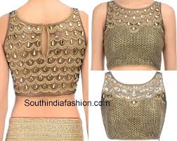 Black Boat Neck Crop Top Lehenga Stone Work Net Blouse South India Fashion Netted Blouse Designs Blouse Designs Boat Neck Blouse Design