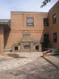 Outdoor Fireplace Young Brothers And Daley Lansing Mi Outdoor Showroom Outdoor Fireplace Patio Outdoor Decor
