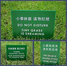 Keep Off The Grass Nicely Bad Translations Funny Puns Jokes Really Funny