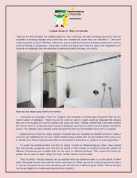 We have exactly what you're looking for! Latest Uses Of Tiles In Homes By Fliesentechnik Drescher Issuu