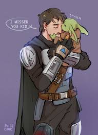 Star wars saga star wars love star trek cultura pop dark vader cyberpunk starwars the force is strong beautiful posters. Father And Son Din And Grogu Star Wars Pictures Star Wars Clone Wars Star Wars Humor