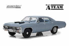 1967 Chevy Impala Sedan Hard Top The A Team Greenlight 19047 1 18 Scale Diecast Model Toy Car Walmart Com Walmart Com