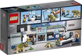 Lego Jurassic World Dr Wu S Lab Baby Dinosaurs Breakout 75939 Fun Dinosaur Toy Building Kit Com Owen Grady Plus Baby Triceratops E Ankylosaurus To Carrefour