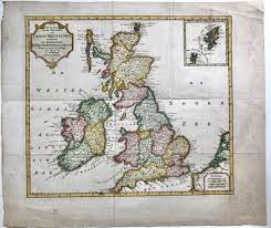U vindt de gedetailleerde kaart detailkaarten voor united kingdom, great britain, england. Kaart Engeland Schotland En Ierland Europa Prenten Antiquariaat Delfshaven