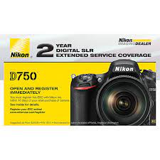 Nikon 2-Year Extended Service Coverage For D750 Dslr Camera