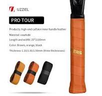 genuine leather tennis grips Badminton racket handle grip tape over grip  tennis fishing golf Accessories - AliExpress 18