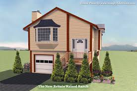How about a modern ranch style house plan with an open floor plan? The New Britain Raised Ranch House Plan