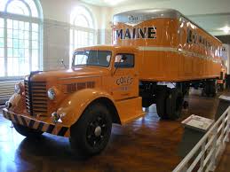 Bouwplaat truck met oplegger op a3 formaat. Fruehauf Trailer Corporation Wikipedia