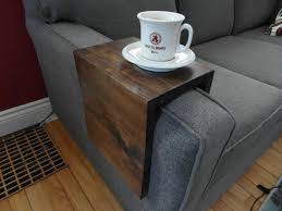 Custom Made Wood Couch Arm Wrap Shelf Table For Square Sofa Arms Free Shipping Square Sofa Furniture Next Furniture
