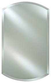 Spancraft glass arch beveled mirror, 18 x 36. Afina Radiance Frameless Bevel Double Arch Mirror Contemporary Bathroom Mirrors By Afina Corporation Houzz