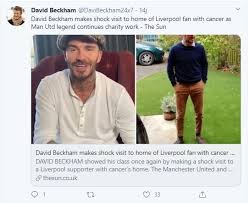 Tundukkan playboy itu episod 7. Saat David Beckham Beri Kejutan Pada Seorang Lansia Suporter Liverpool