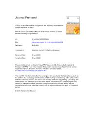 Pdf Covid 19 A Meta Analysis Of Diagnostic Test Accuracy Of Commercial Assays Registered In Brazil